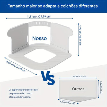 Fixadores de Lençol - Ajuste Seguro e Apertado