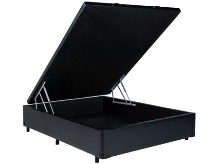 Cama box com Baú sistema de abertura fácil