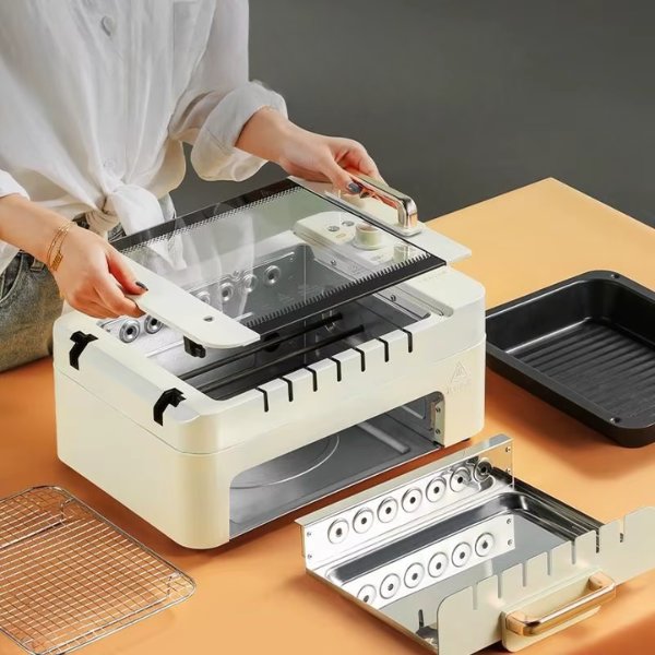 Grill Elétrico Multifuncional- Azui do Lar®