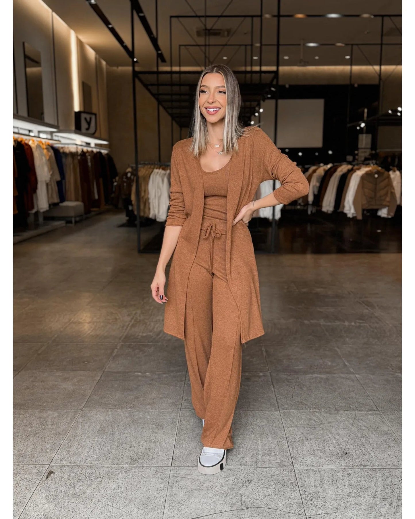 Conjunto Lúcia Lanzinha 3 Peças | Blusa + Calça + Cardigan [PROMOÇÃO OUTONO INVERNO]