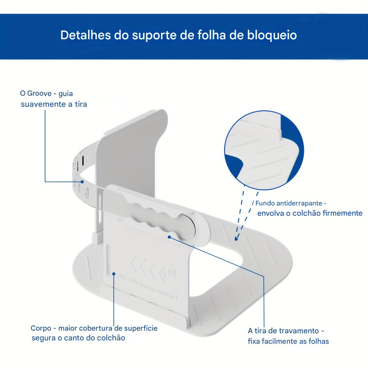 Fixadores de Lençol - Ajuste Seguro e Apertado