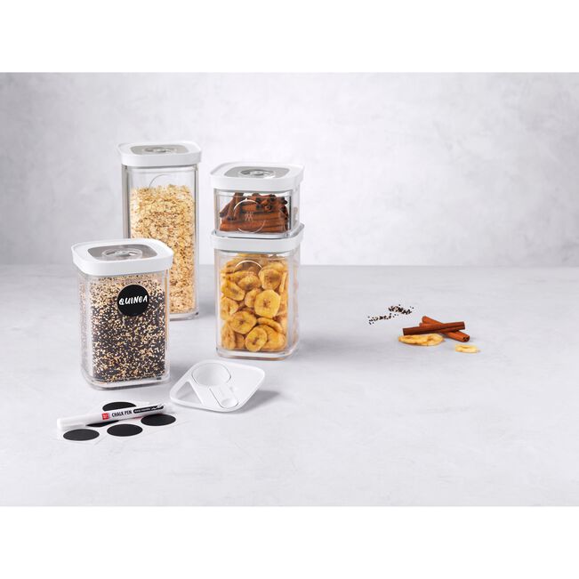 FRESH & SAVE CUBE  S / 7 peças, branco transparente