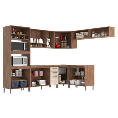 Cozinha Completa de canto fidelita .