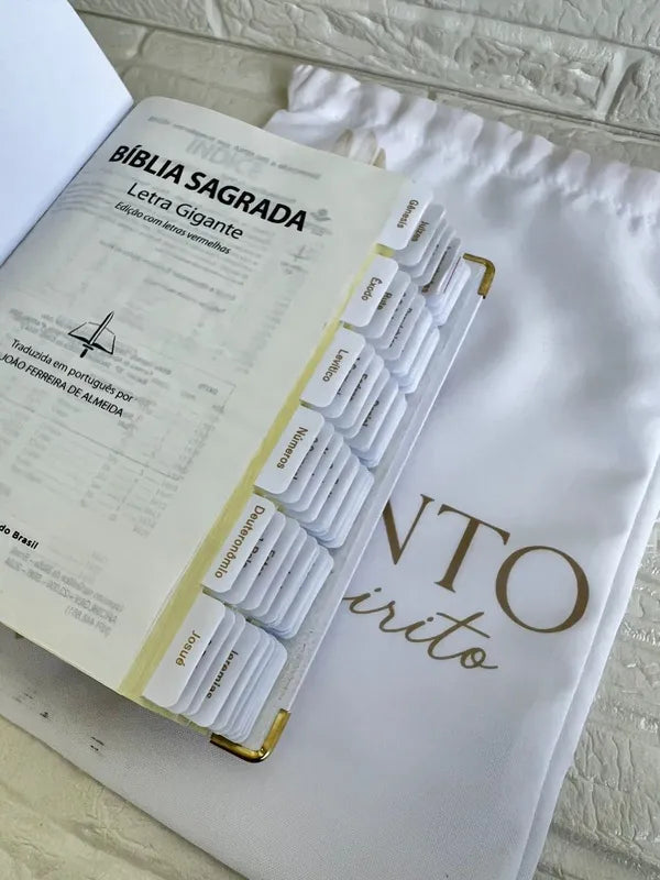 Bíblia Sagrada - Evangélica letra Gigante com abas- Coleção Espírito Santo