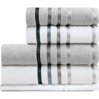 Jogo De Banho 5 Peças 450g/M² Karsten Toalhas 100% Algodão Premium