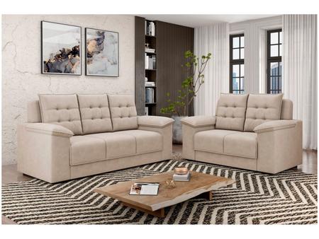 Conjunto de Sofás 3 e 2 Lugares Dubai BestHouse