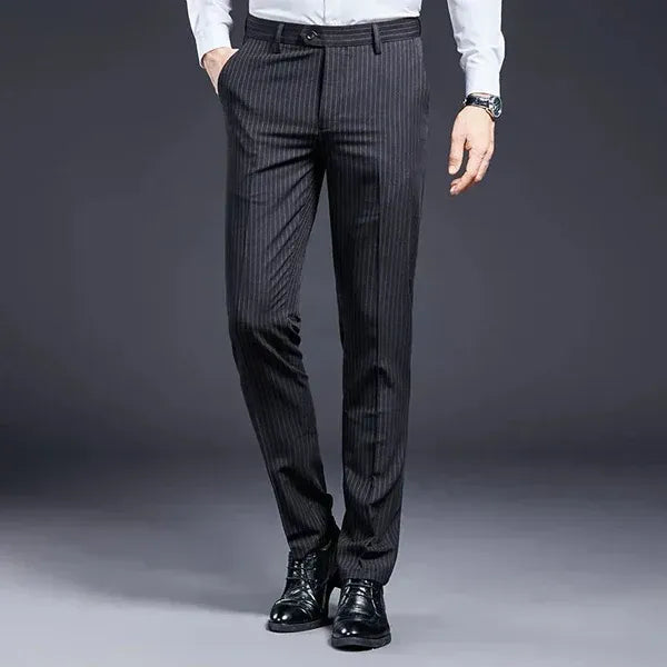 Premium Men's Suit Trousers Striped Azenli