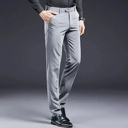 Premium Men's Suit Trousers Striped Azenli